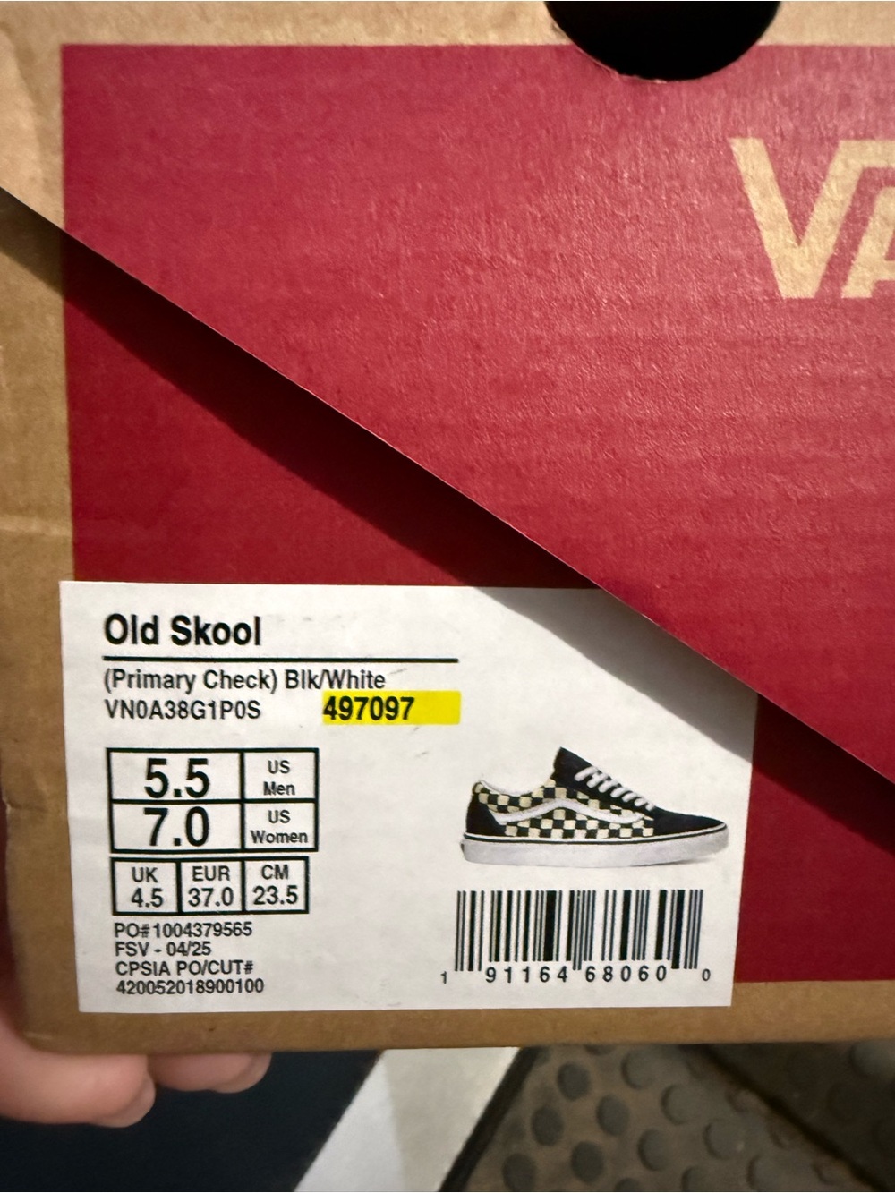 Checkered Vans - Picture 2 of 2